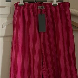 Savage Fenty Pink Striped Lounge Pants